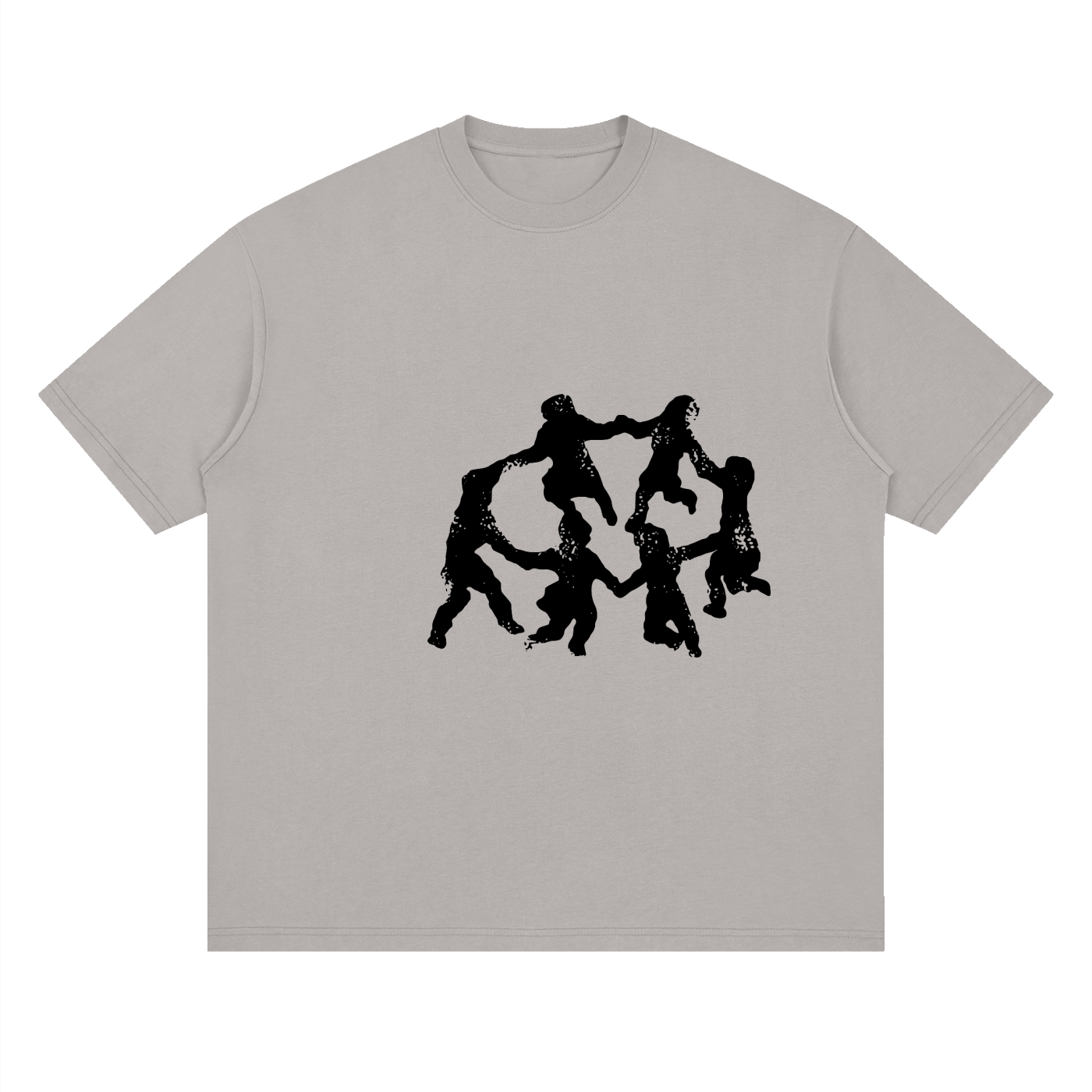 Streetwear Loose Drop Shoulder T-Shirt, Street Style Graphic T shirt