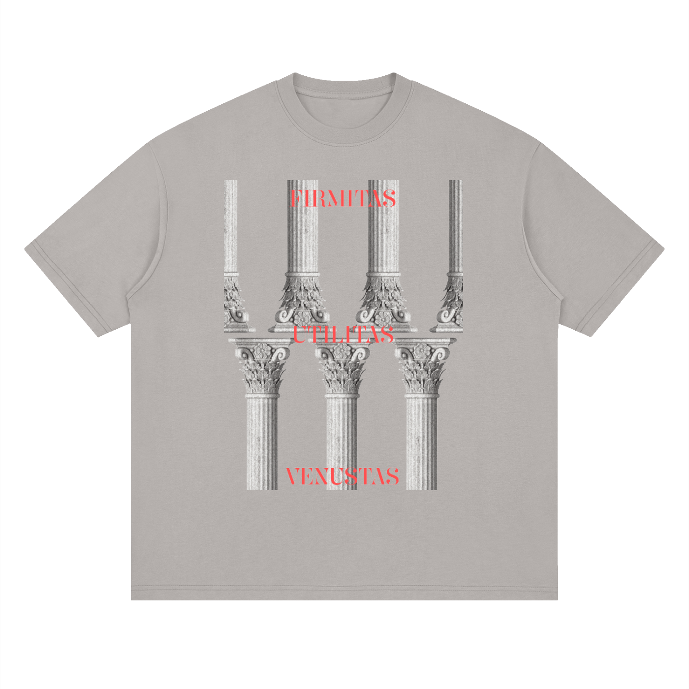 Streetwear Loose Drop Shoulder T-Shirt with street graphic design, Greek Street style T shirt
