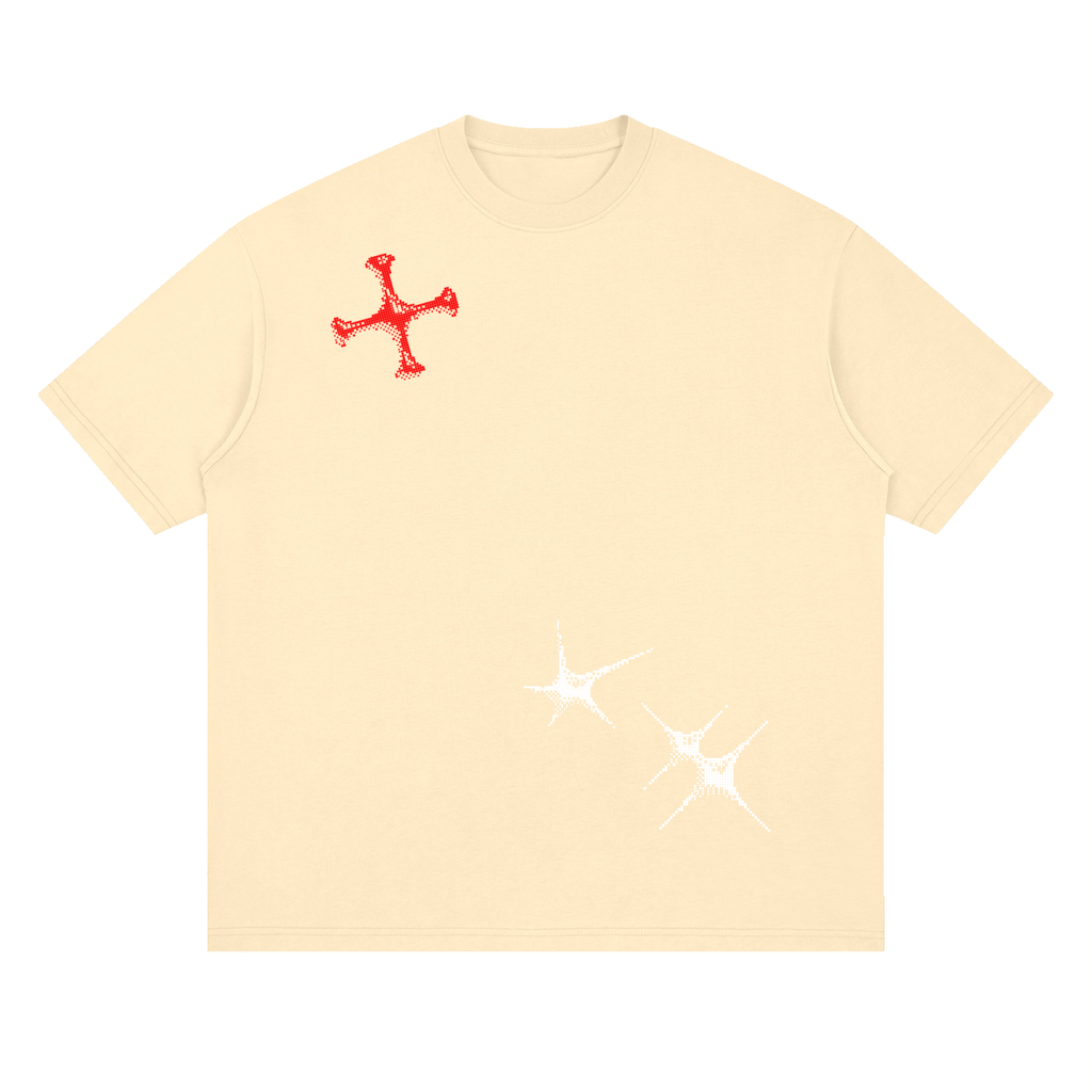 Streetwear Loose Drop Shoulder T-Shirt, Y2K Fashion, Street style, chrome,