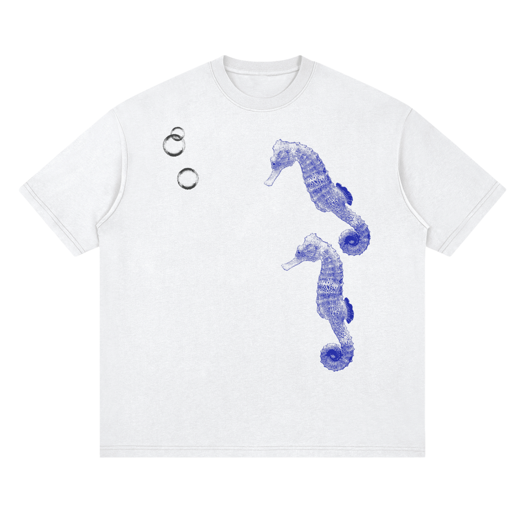 LIBRASTUDIO- Sea Horse Graphic Tee