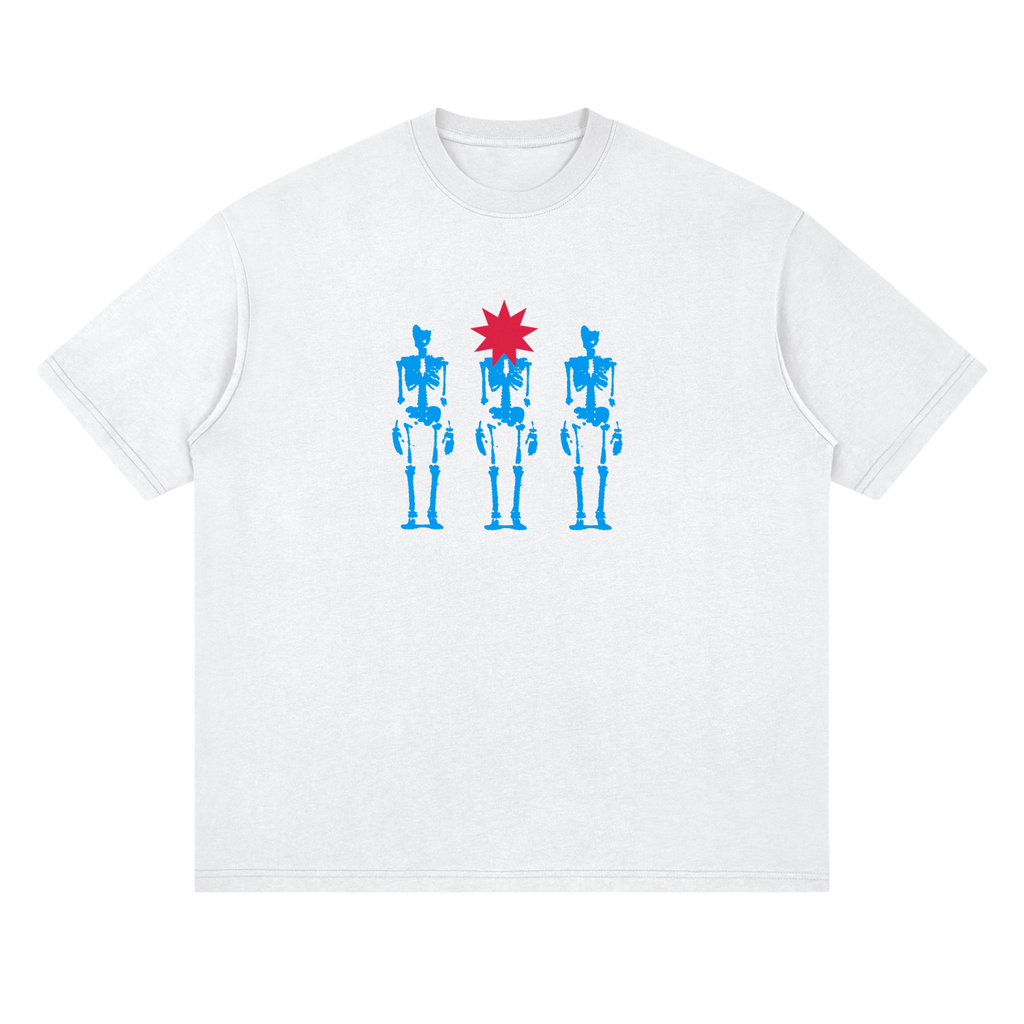 LIBRASTUDIO- Skeleton Graphic Tee