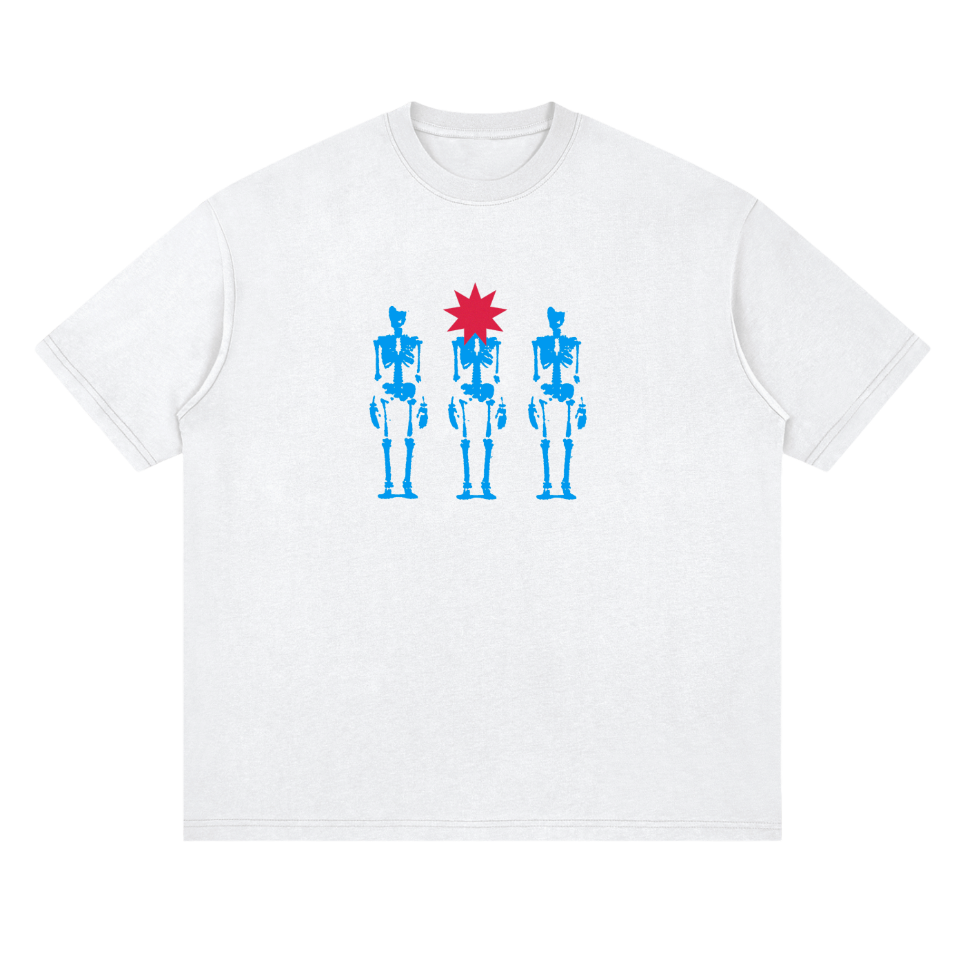 LIBRASTUDIO- Skeleton Graphic Tee