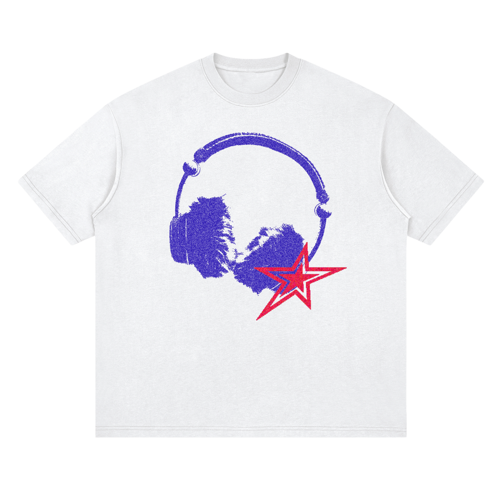 LIBRASTUDIO- Headphone Graphic Tee