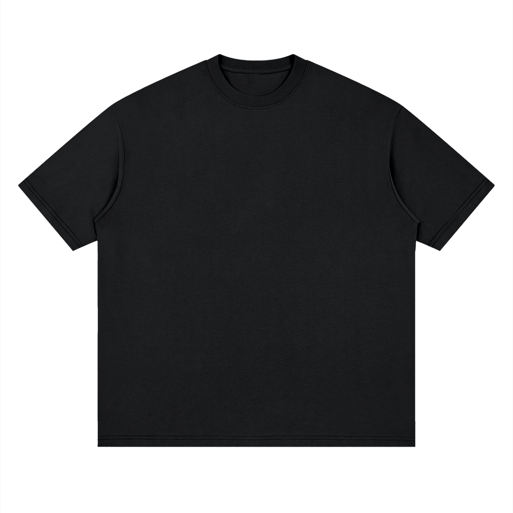 Streetwear Loose Drop Shoulder T-Shirt, Deep Spine Anatomical Shirt