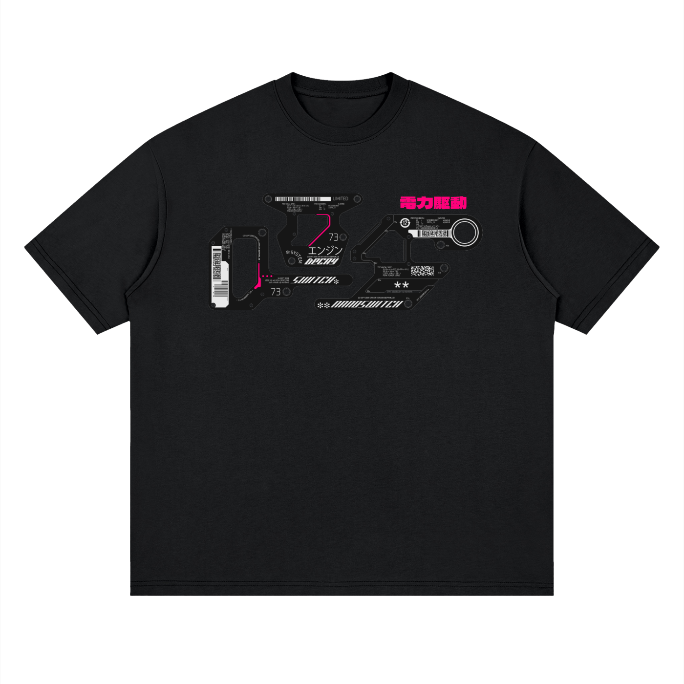 Streetwear Loose Drop Shoulder T-Shirt, Y2K fashion, Japanese style T shirt, Tokyo street style