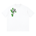 Streetwear Loose Drop Shoulder T-Shirt, Frog Street style, Graphic T shirt