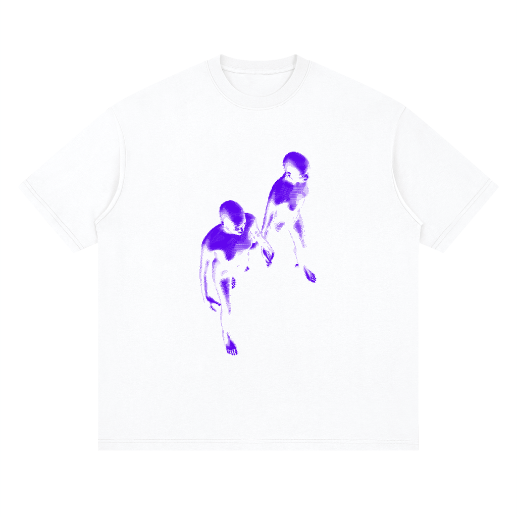 Streetwear Loose Drop Shoulder T-Shirt, Y2K T shirt, Graphic T