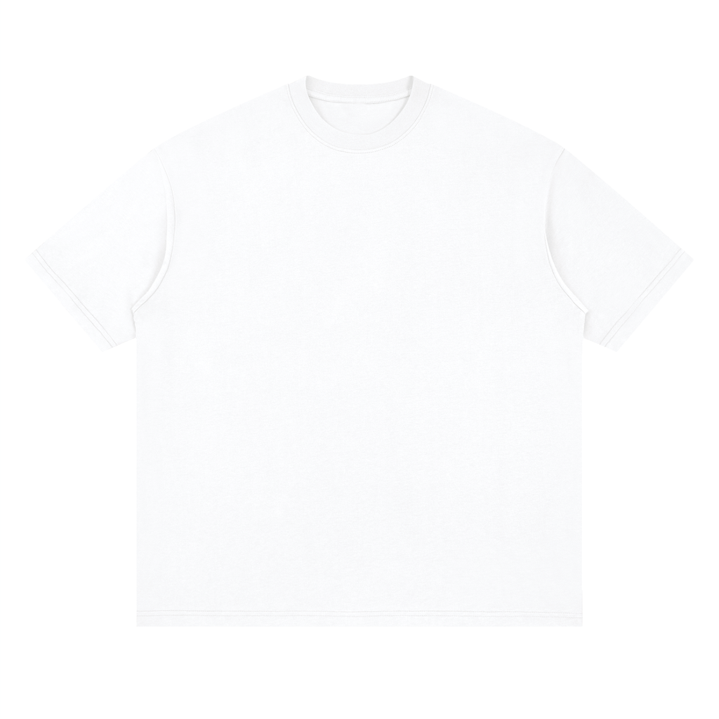 Streetwear Loose Drop Shoulder T-Shirt, Deep Spine Anatomical Shirt