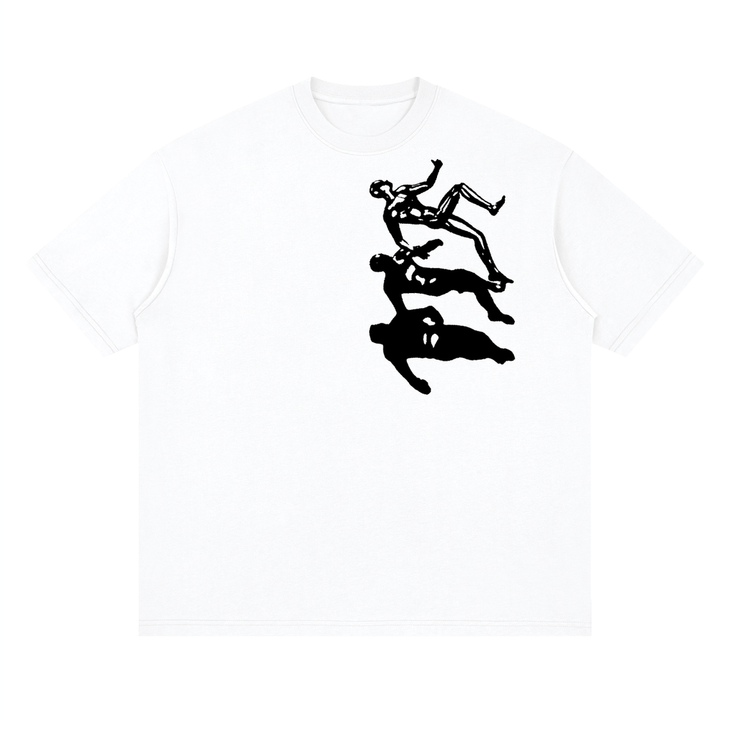 Streetwear Loose Drop Shoulder T-Shirt, Street style Graphic T shirt
