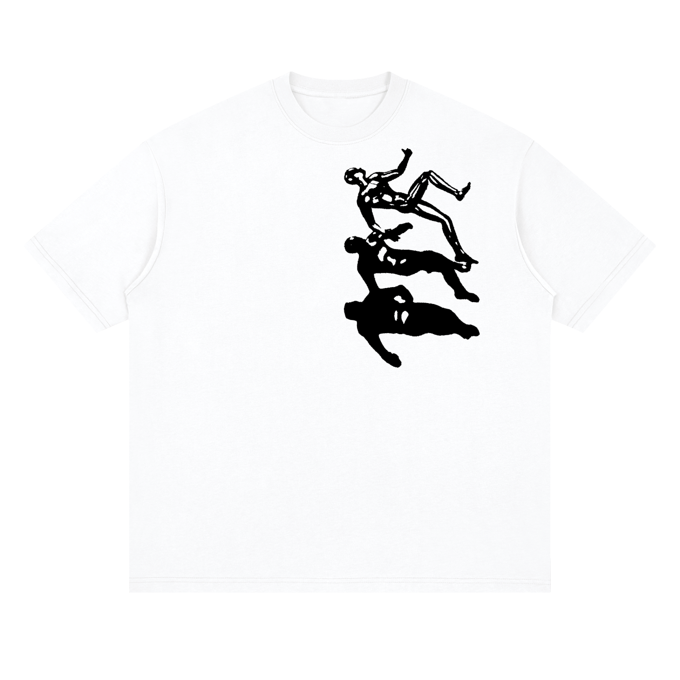 Streetwear Loose Drop Shoulder T-Shirt, Street style Graphic T shirt