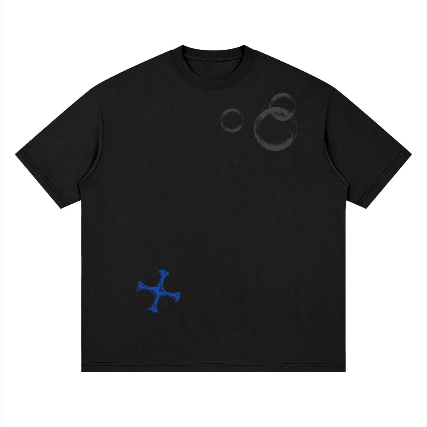 Streetwear Loose Drop Shoulder T-Shirt, Y2K, vintage, Street style