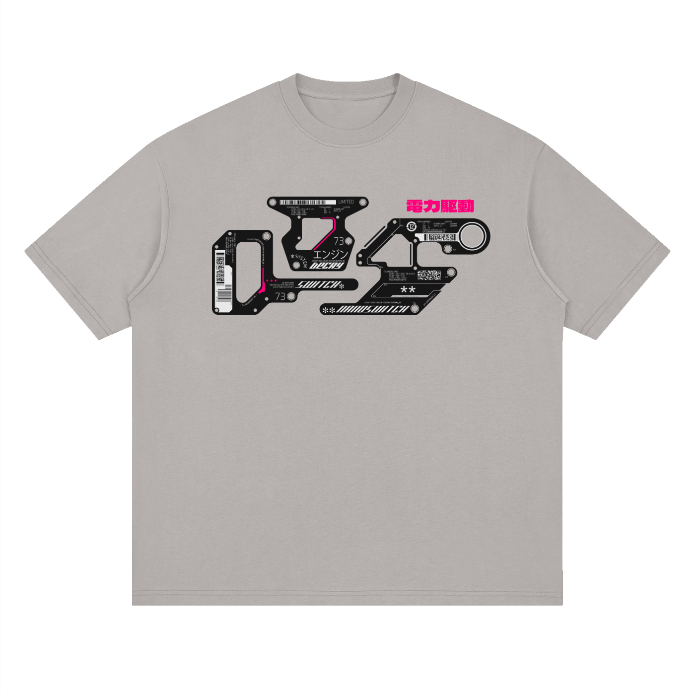 Streetwear Loose Drop Shoulder T-Shirt, Y2K fashion, Japanese style T shirt, Tokyo street style
