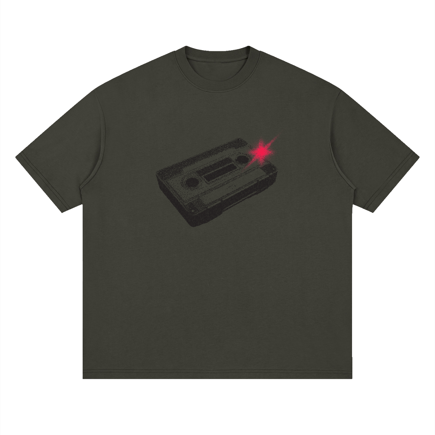 Streetwear Loose Drop Shoulder T-Shirt, Y2K T shirt, Graphic T
