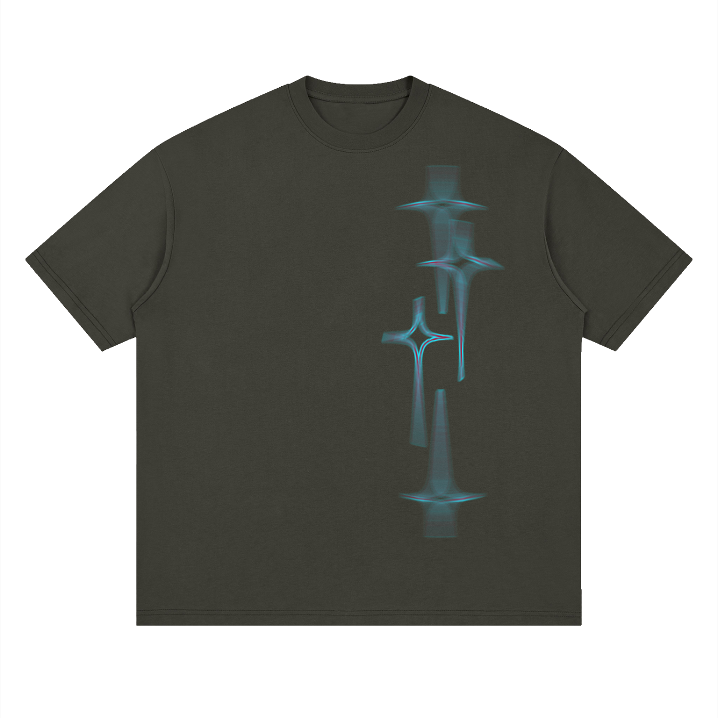 Streetwear Loose Drop Shoulder T-Shirt, Vintage, Y2K, Street style