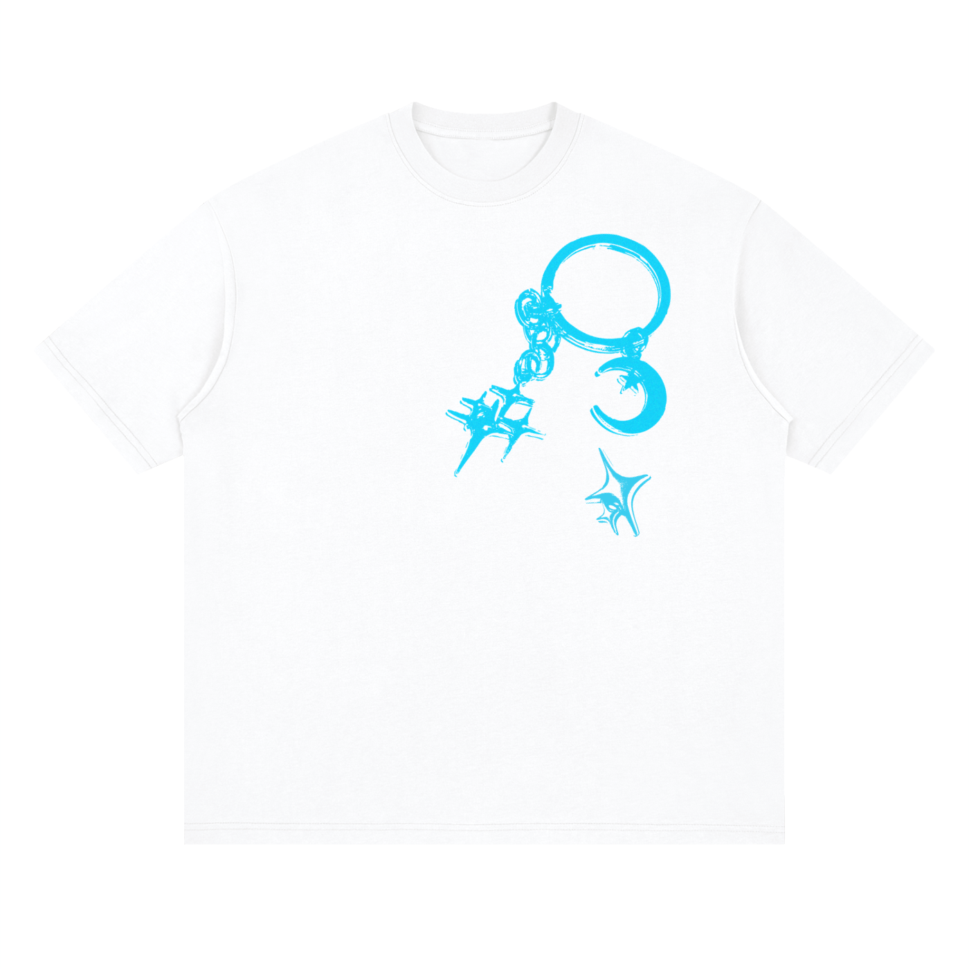 Streetwear Loose Drop Shoulder T-Shirt, Y2K design T, Graphic T