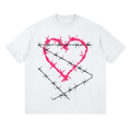 LIBRASTUDIO- Heart Chain Graphic Tee