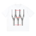 Streetwear Loose Drop Shoulder T-Shirt with street graphic design, Greek Street style T shirt
