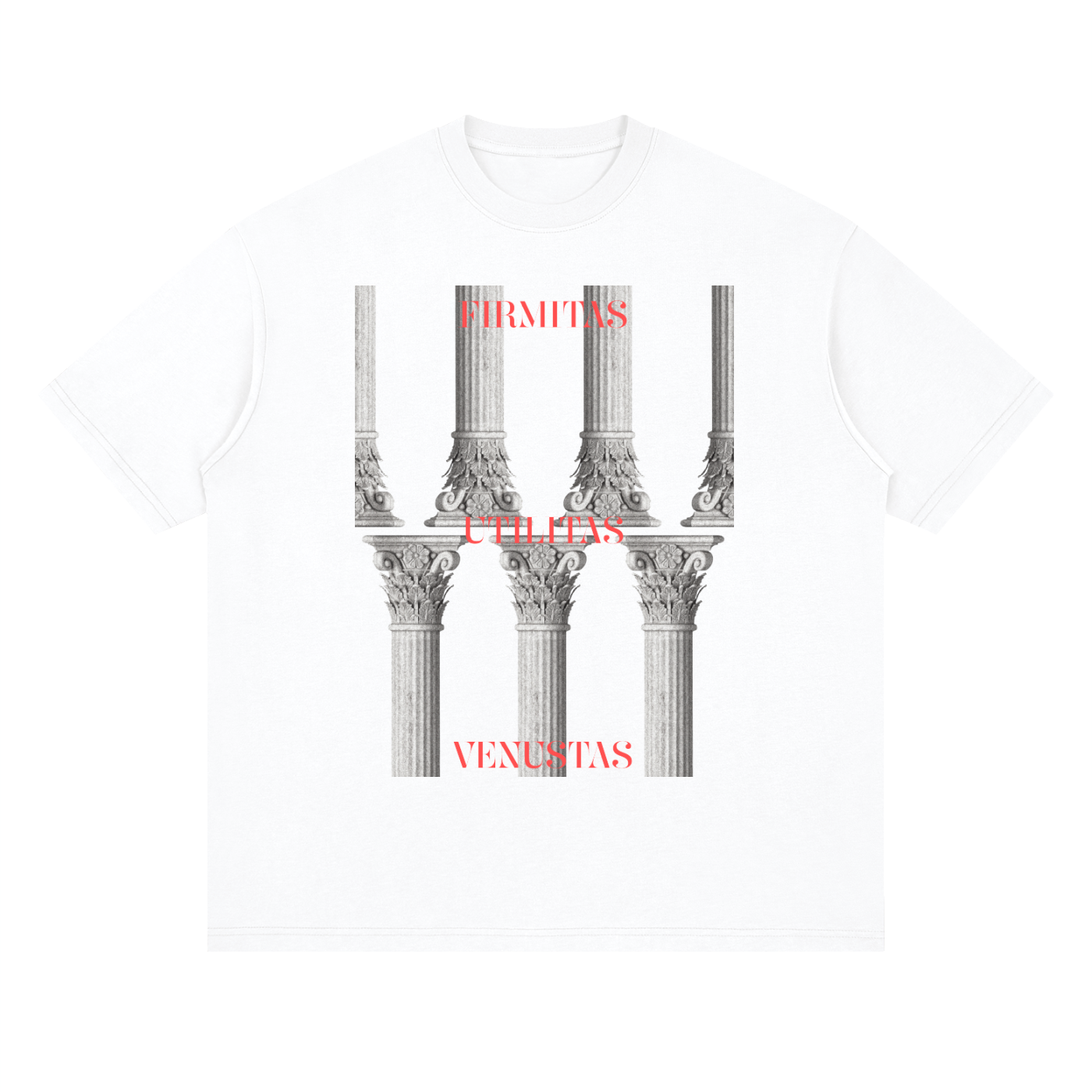 Streetwear Loose Drop Shoulder T-Shirt with street graphic design, Greek Street style T shirt
