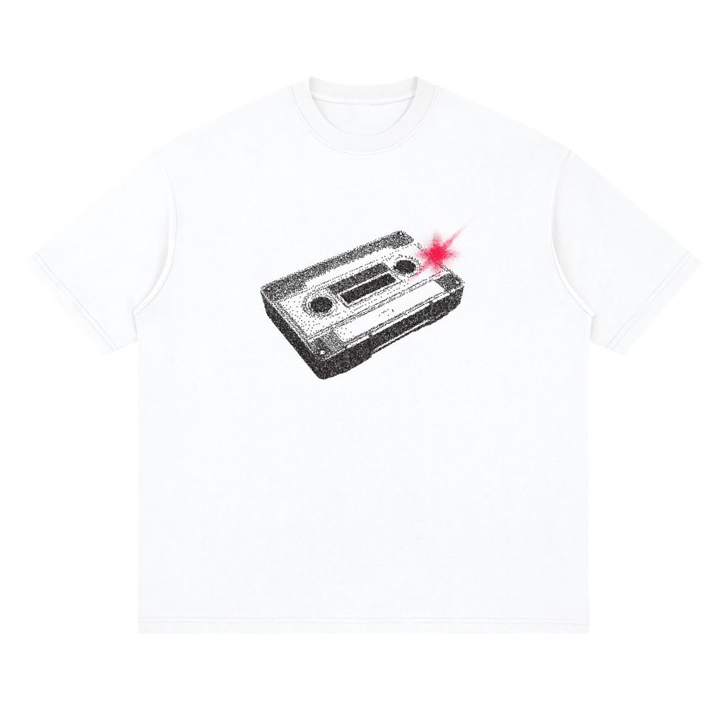 Streetwear Loose Drop Shoulder T-Shirt, Y2K T shirt, Graphic T