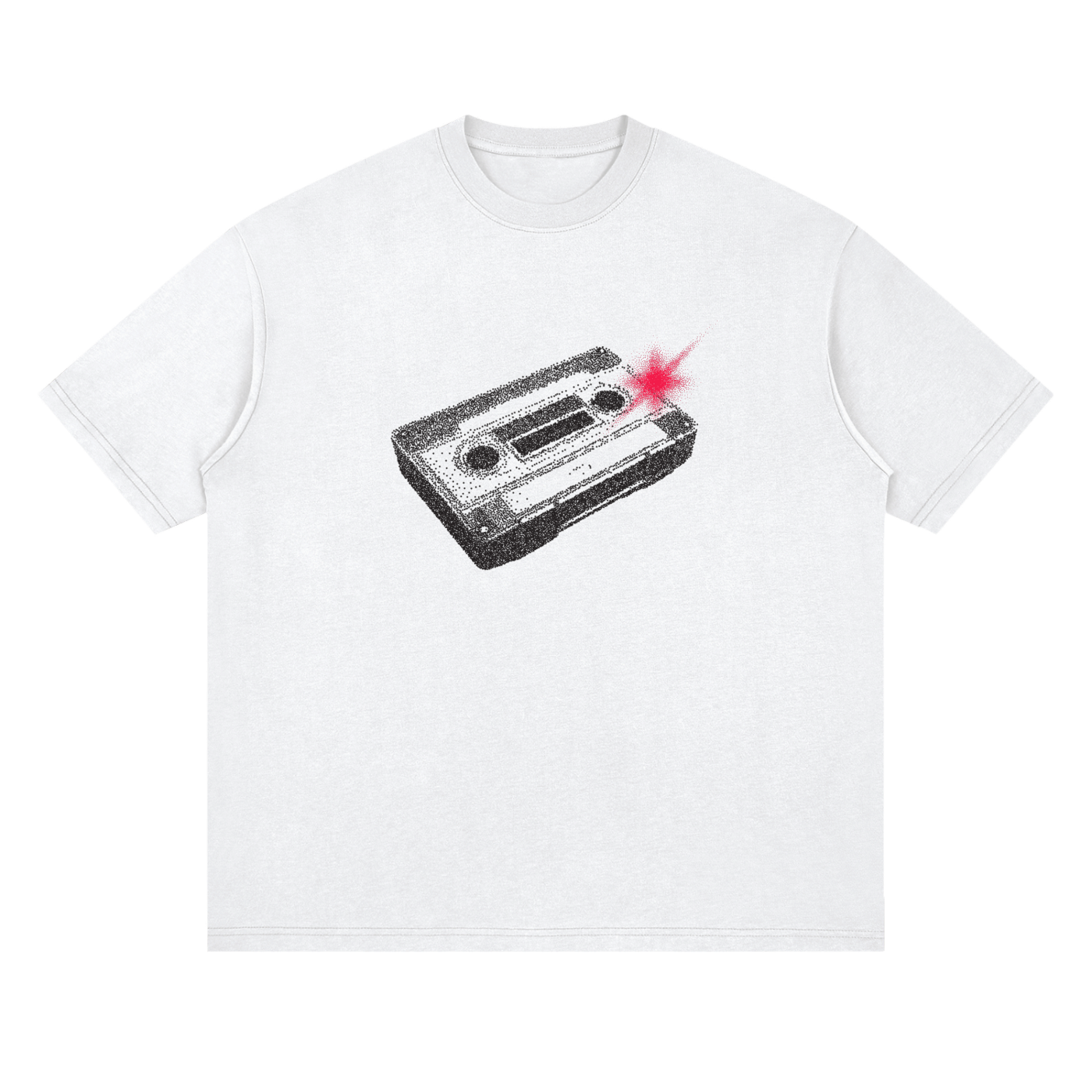 LIBRASTUDIO- Cassette Tape Graphic Tee