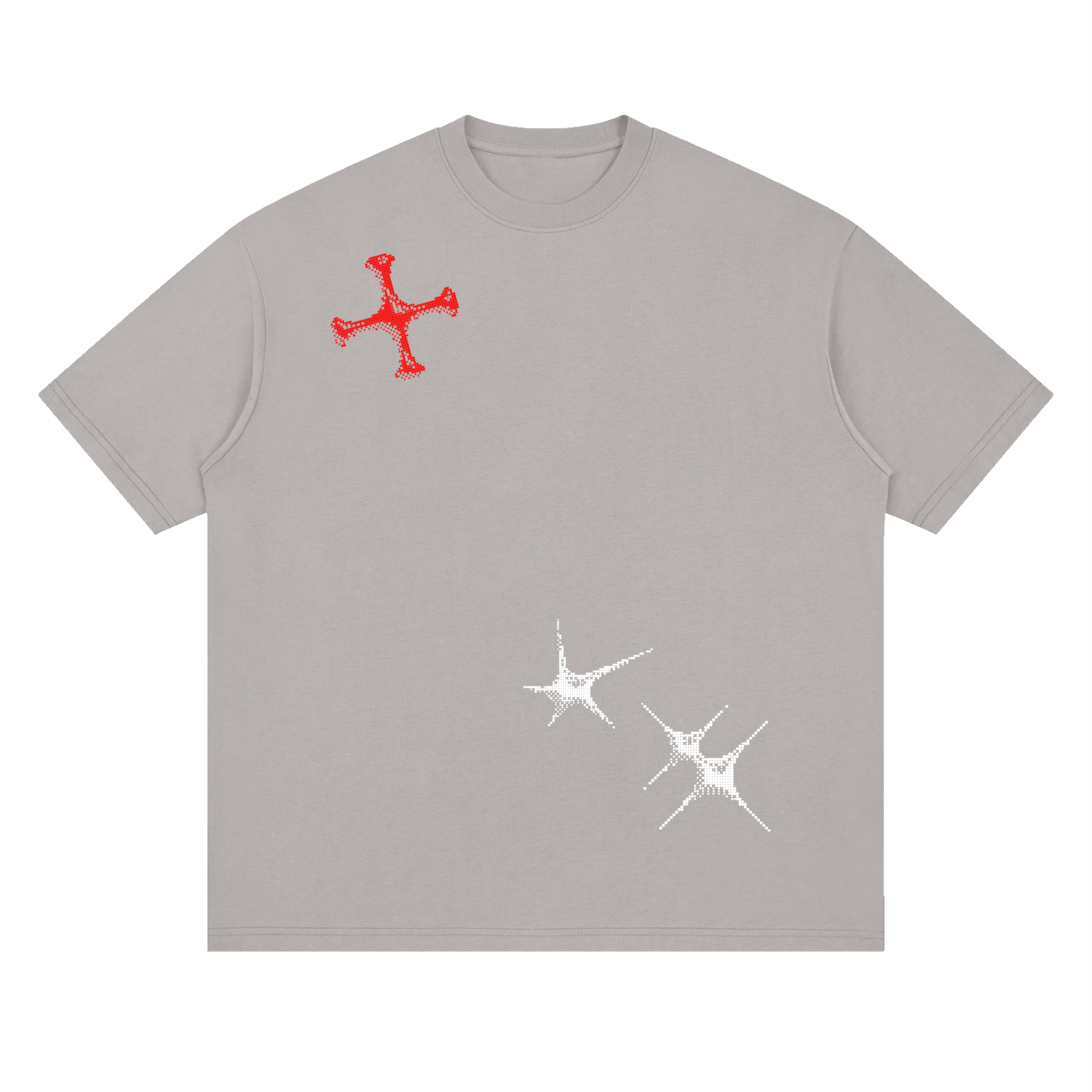 Streetwear Loose Drop Shoulder T-Shirt, Y2K Fashion, Street style, chrome,