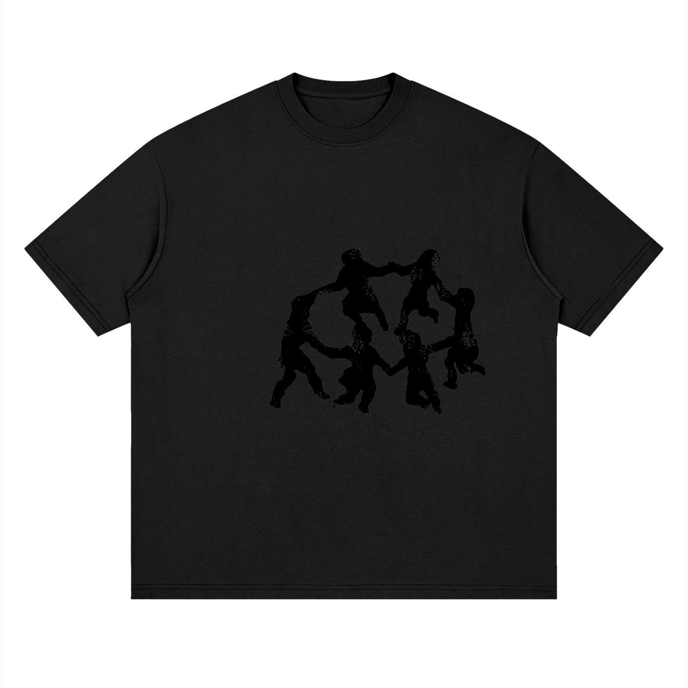 Streetwear Loose Drop Shoulder T-Shirt, Street Style Graphic T shirt