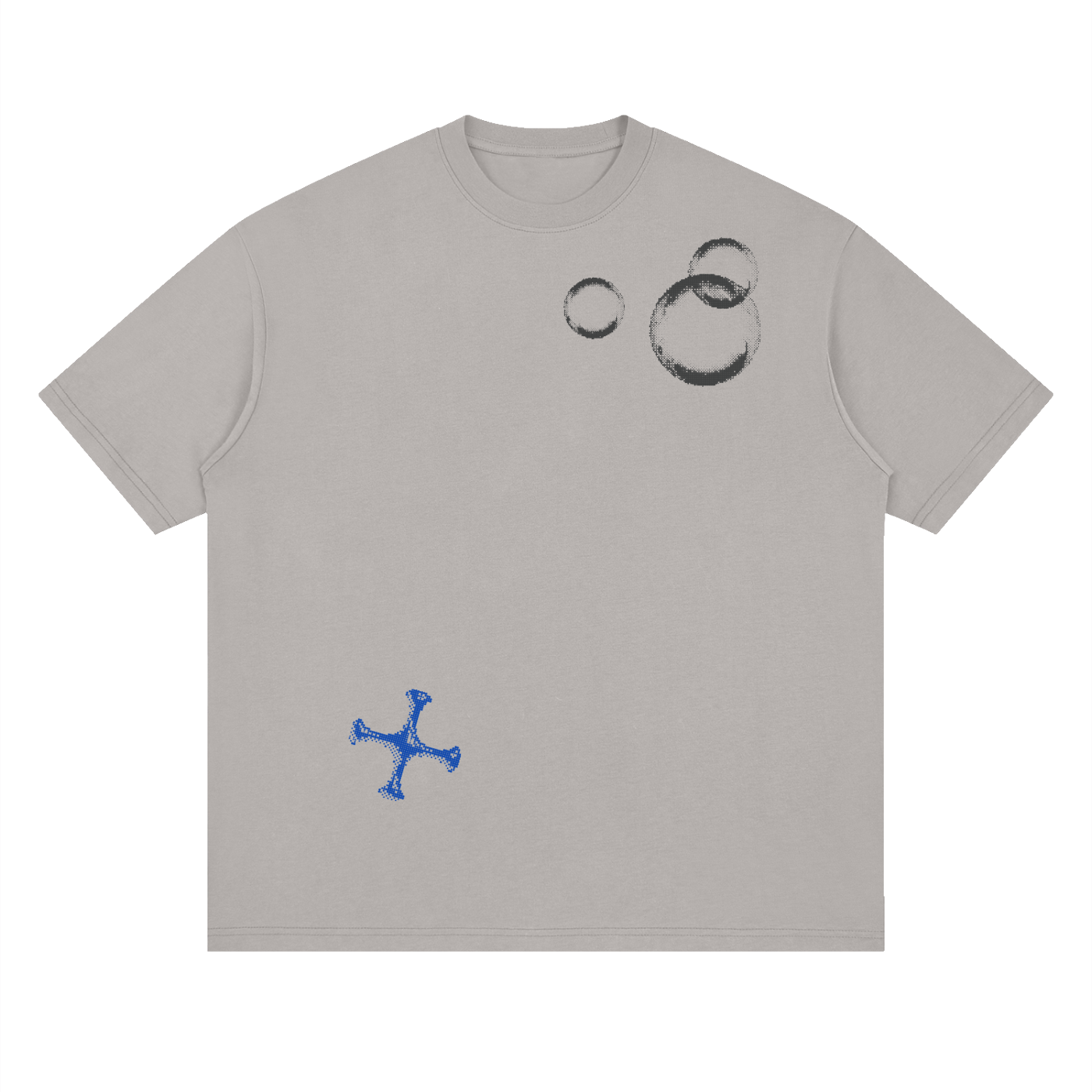 Streetwear Loose Drop Shoulder T-Shirt, Y2K, vintage, Street style
