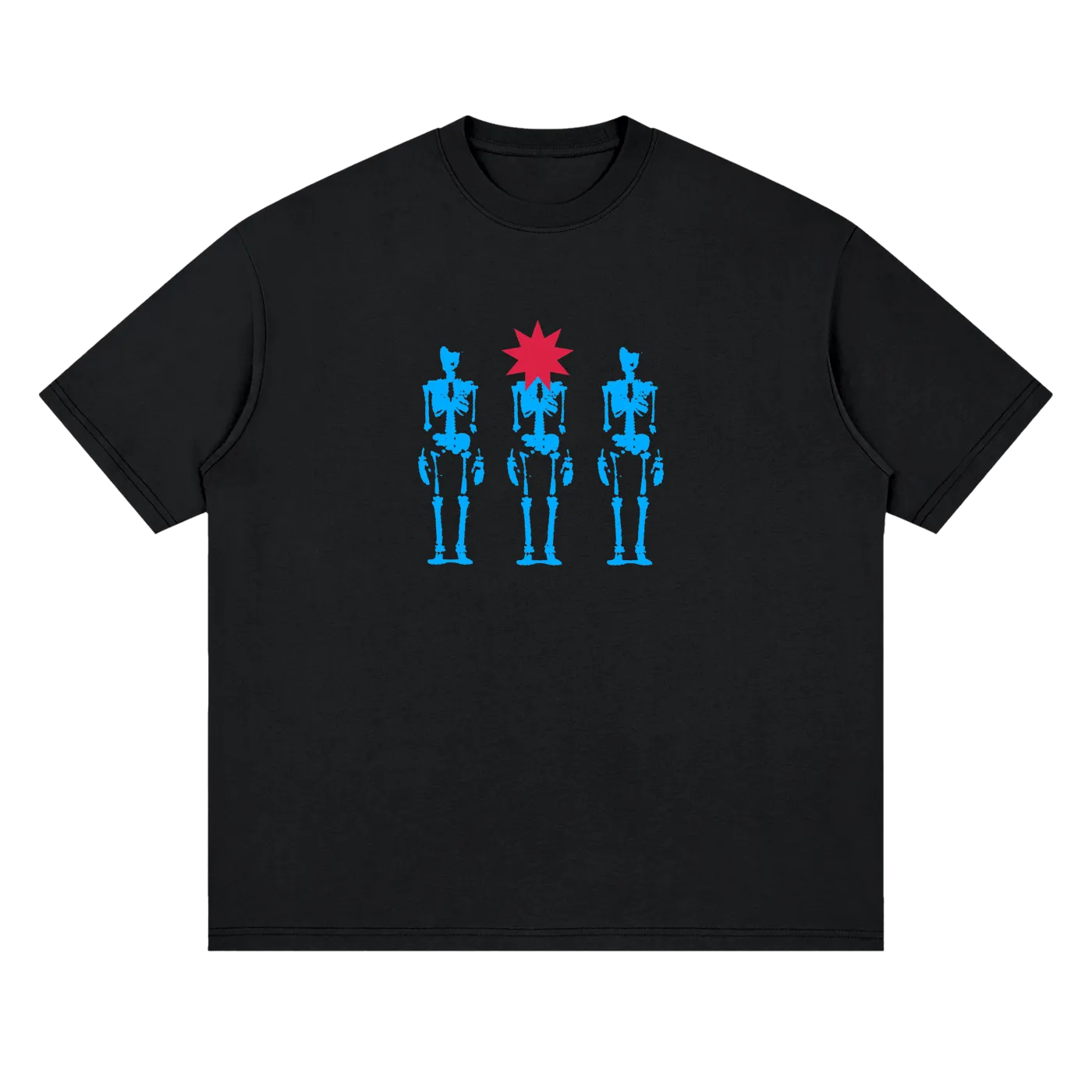 LIBRASTUDIO- Skeleton Graphic Tee