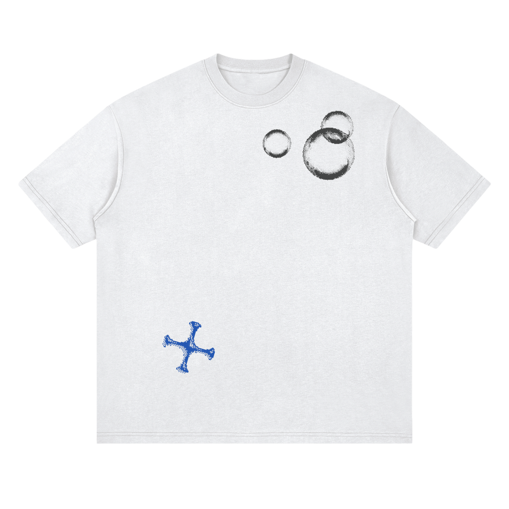 LIBRASTUDIO- Blue Graphic Tee